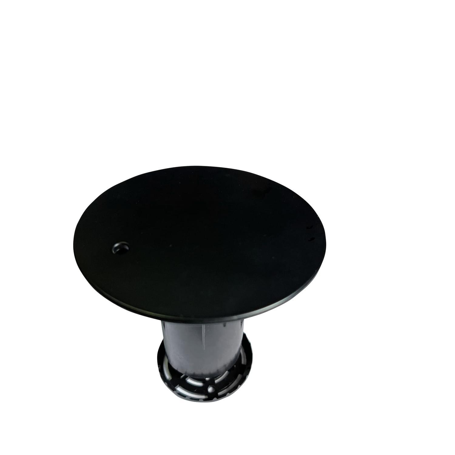 Shower Waste Dome Lid Matte Black  Matte Black