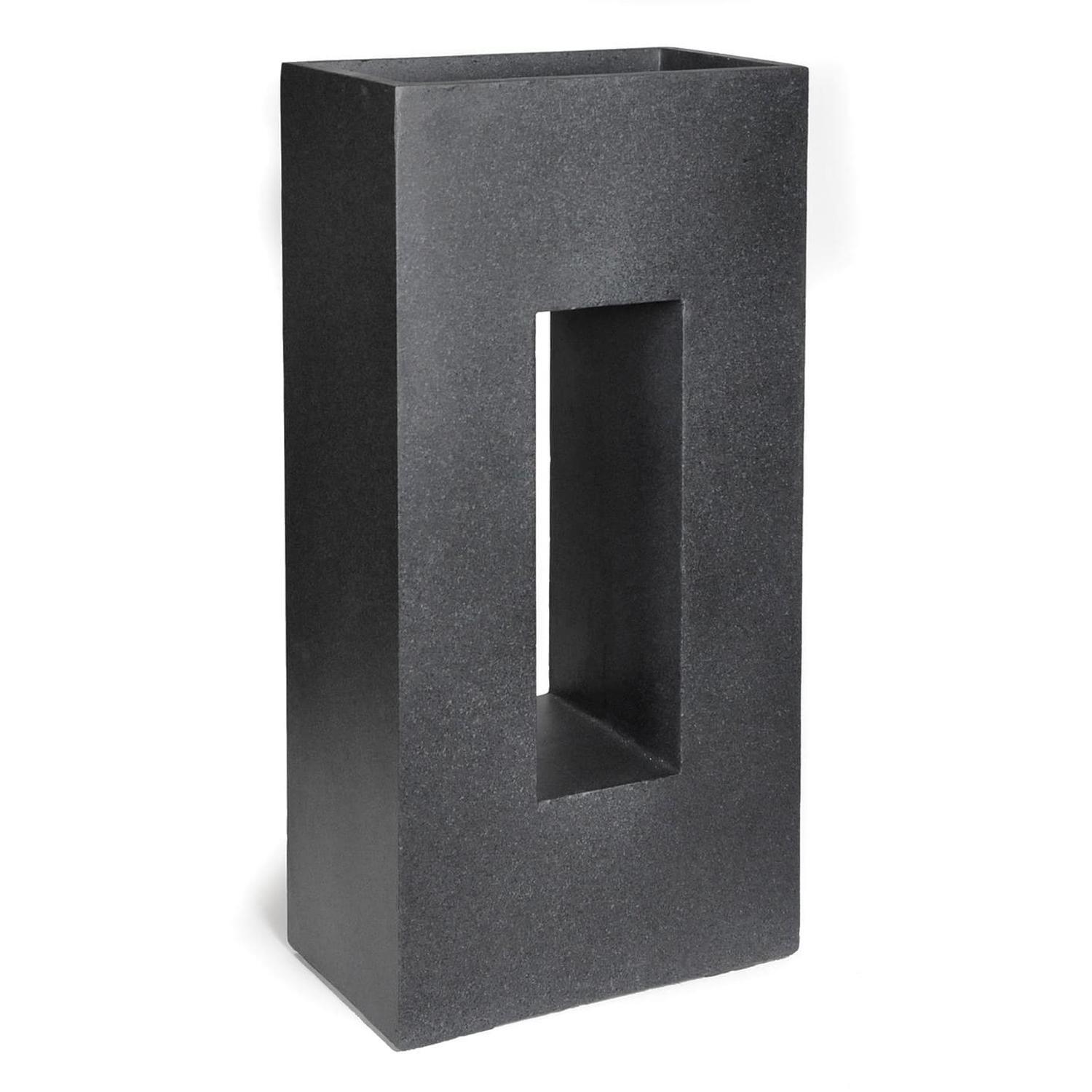 Tall Window Partition Clayfibre Pot Granito