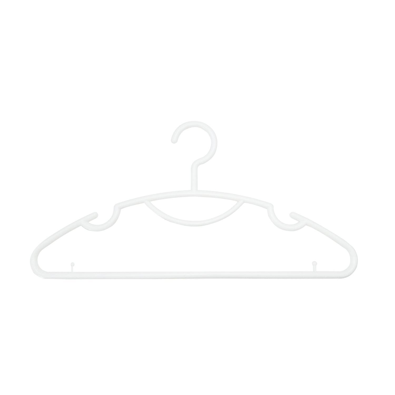 Coat Hanger PP 5 Pack White
