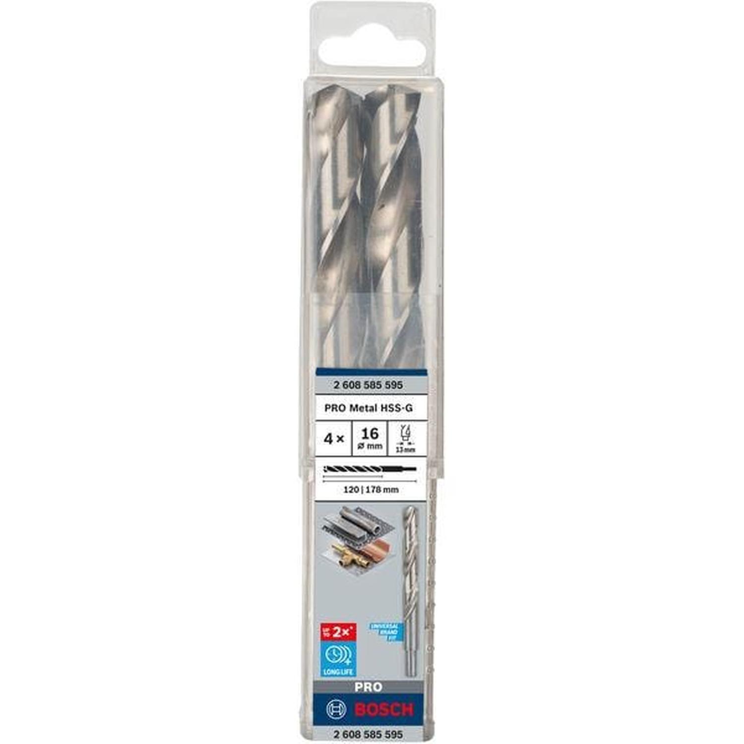 Metal HSS-G Redshk 4PC 16mm
