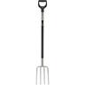 Ergonomic Garden Fork Grey