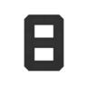 StreetGlo Solar Illuminated Number - Eight