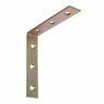 Chair bracket H: 25mm, W: 15mm, D: 25mm Yellow chromatised
