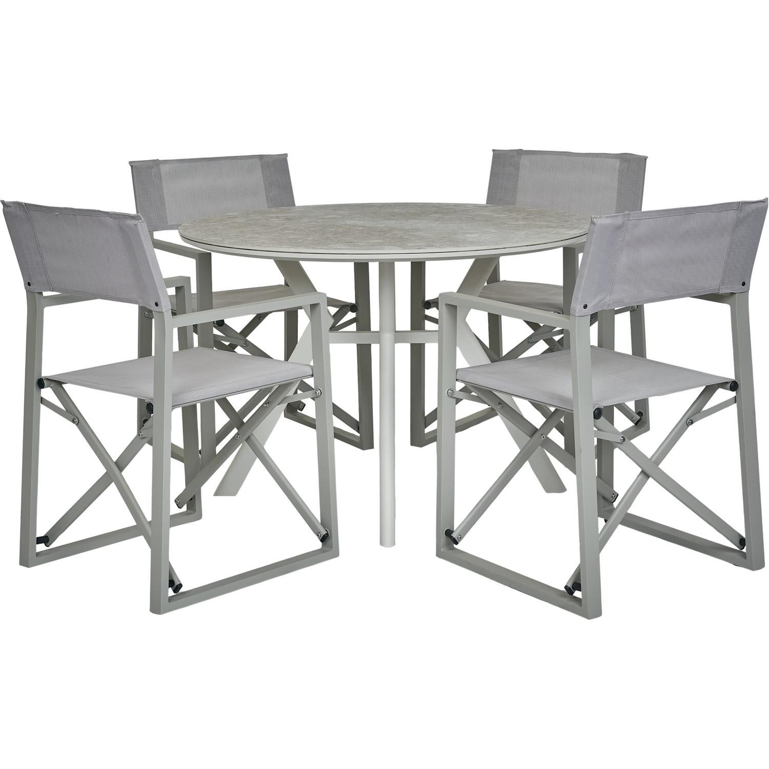 Chicago Outdoor 5 Piece Dining Setting