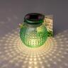 Solar Glass Jar 10.5 x 12 Warm White