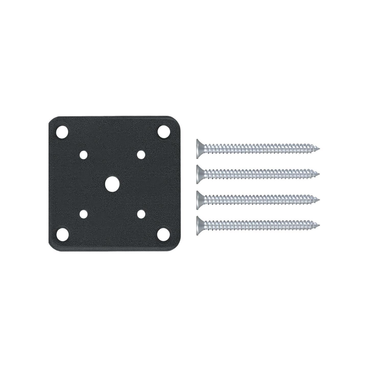 Xpress+ Alu Fence Base Plate Charcoal
