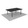 Single Carport L: 6050mm, W:3600mm, H:2100mm Black