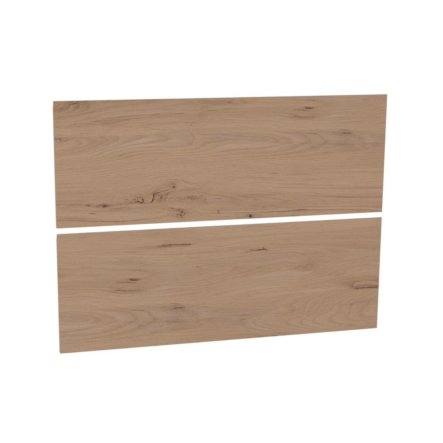 Floor 2 Drawer Handleless Drawer Front Set