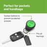 Two Button Keyring Garage Remote  Green