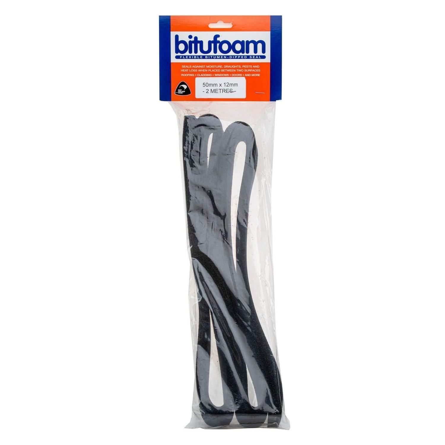 Sealant Foam 50 x 12 mm x 2m Black