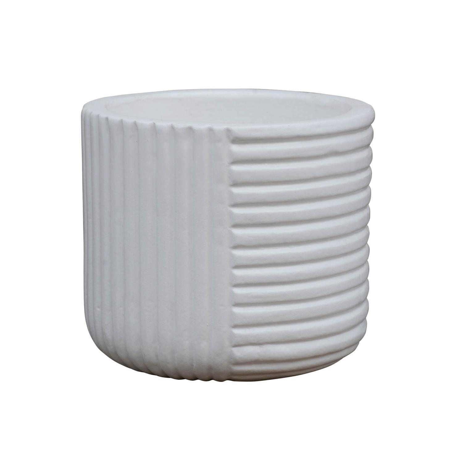 Alex Indoor Pot 20cm White
