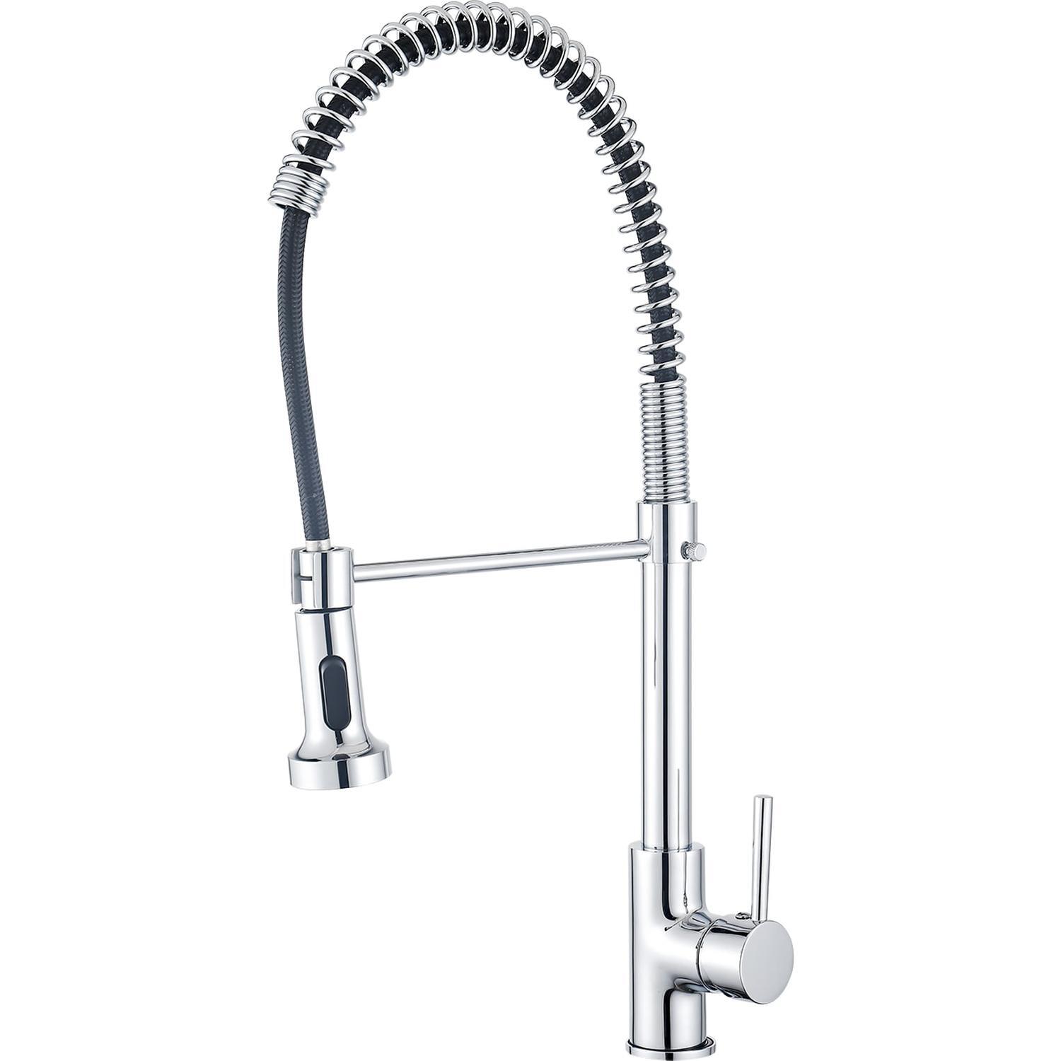 Pull Out Gooseneck Sink Mixer Chrome