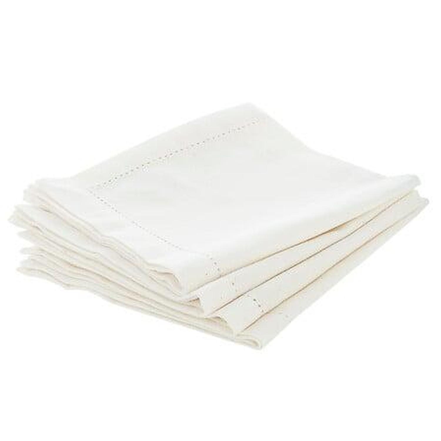 Napkin Chambray Set of 4 White