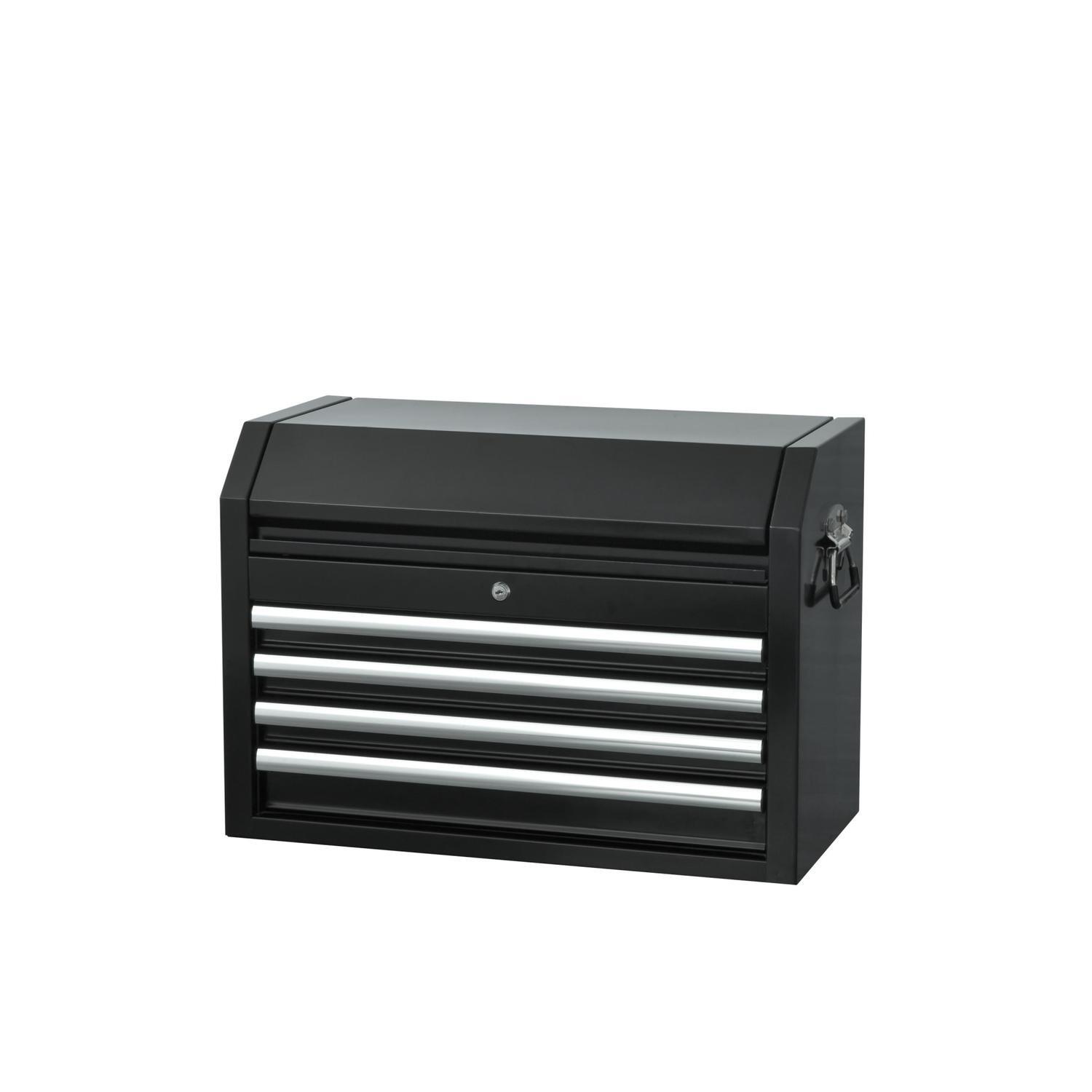 4-Drawer Tool Chest 66 cm (26in)  H: 465 mm, W: 663 mm, D: 326mm Black