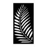 SmartScreen Fern Decorative Screen 900 x 1800mm WPC Black