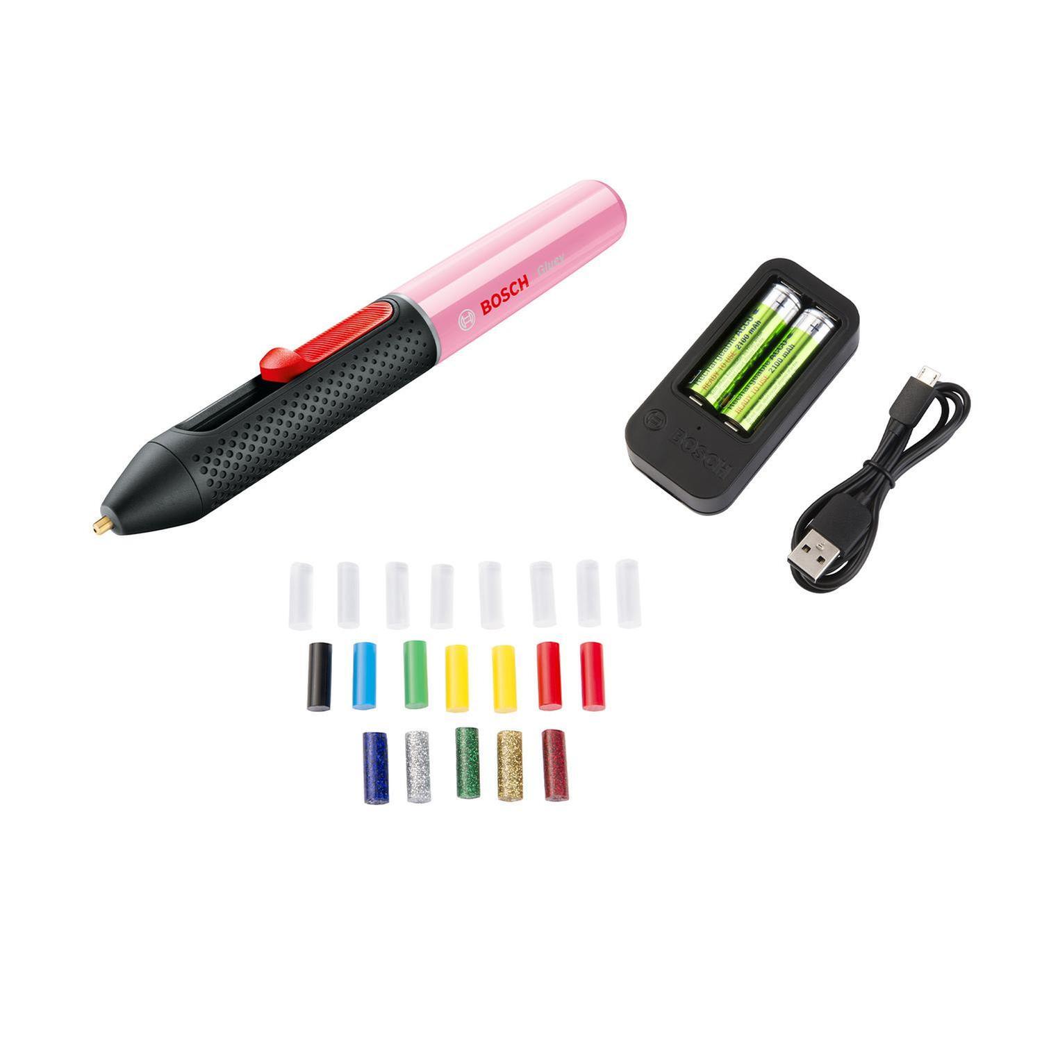 Gluey Cordless Hot Glue Pen, Cupcake Pink