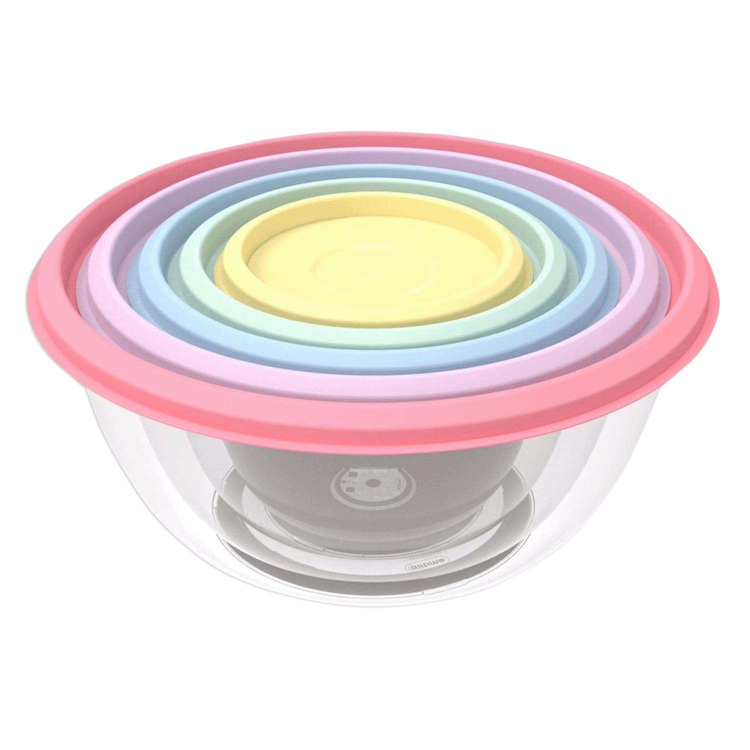 Nested Food Storage Container Round 5 Pack