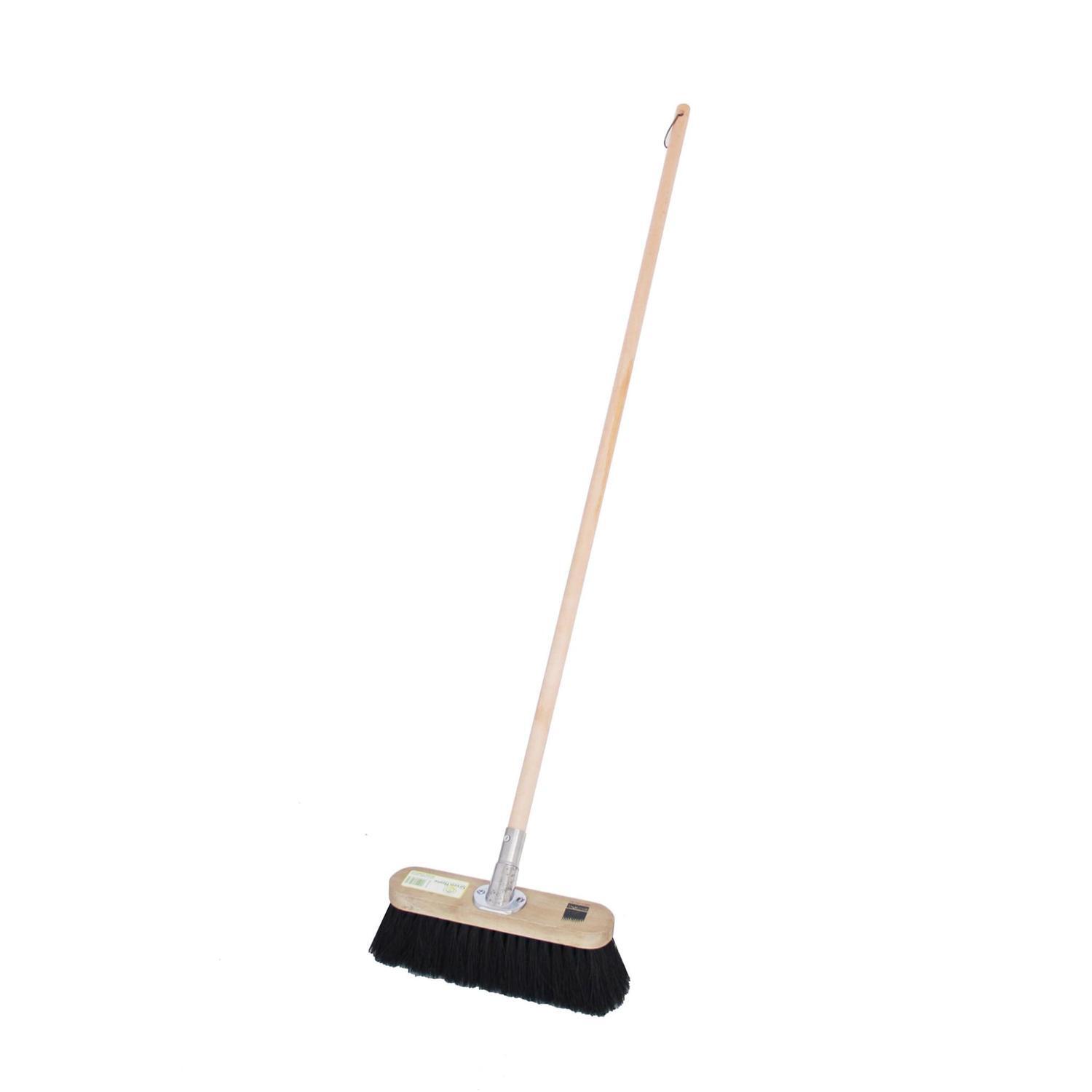 Natural Coco Fibre House Broom Complete