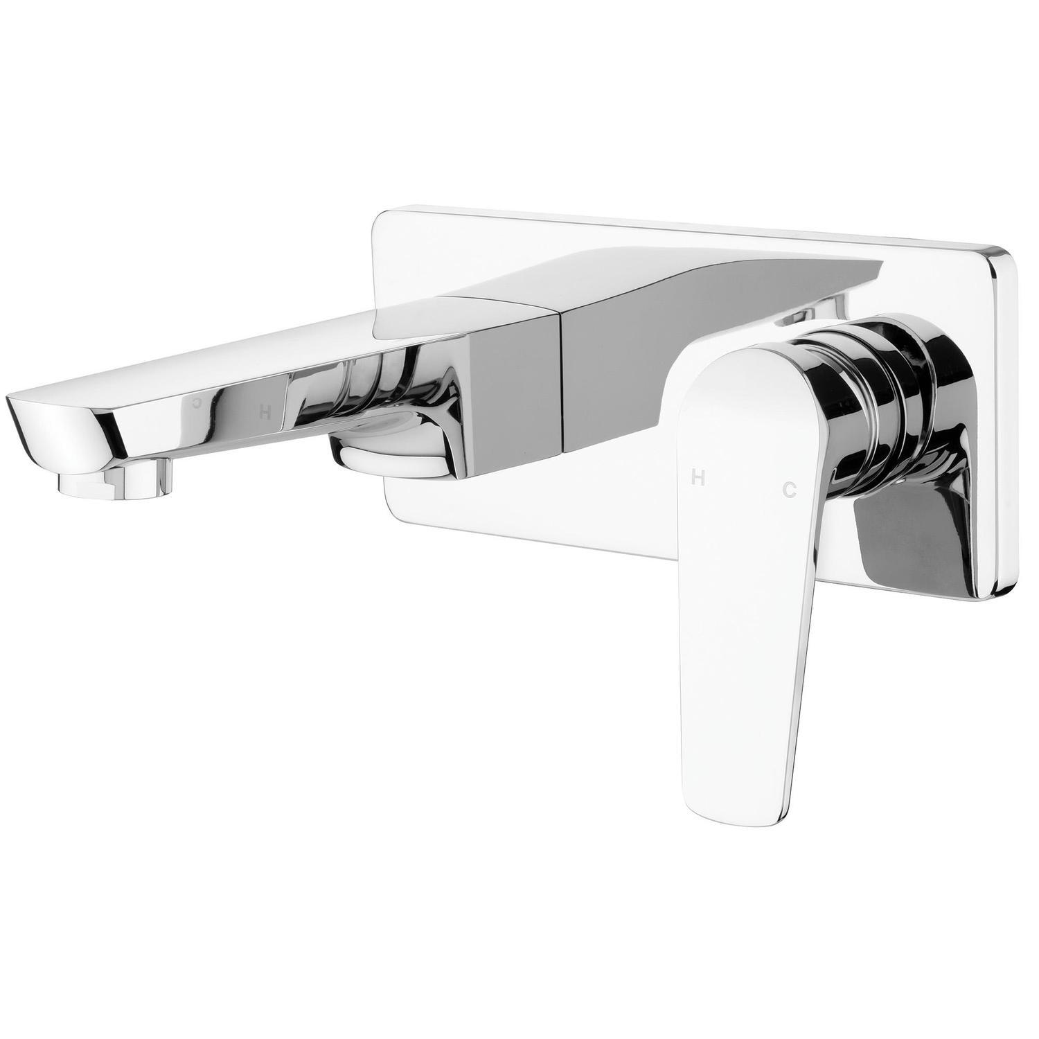 Wall Mounted Basin Mixer Chrome