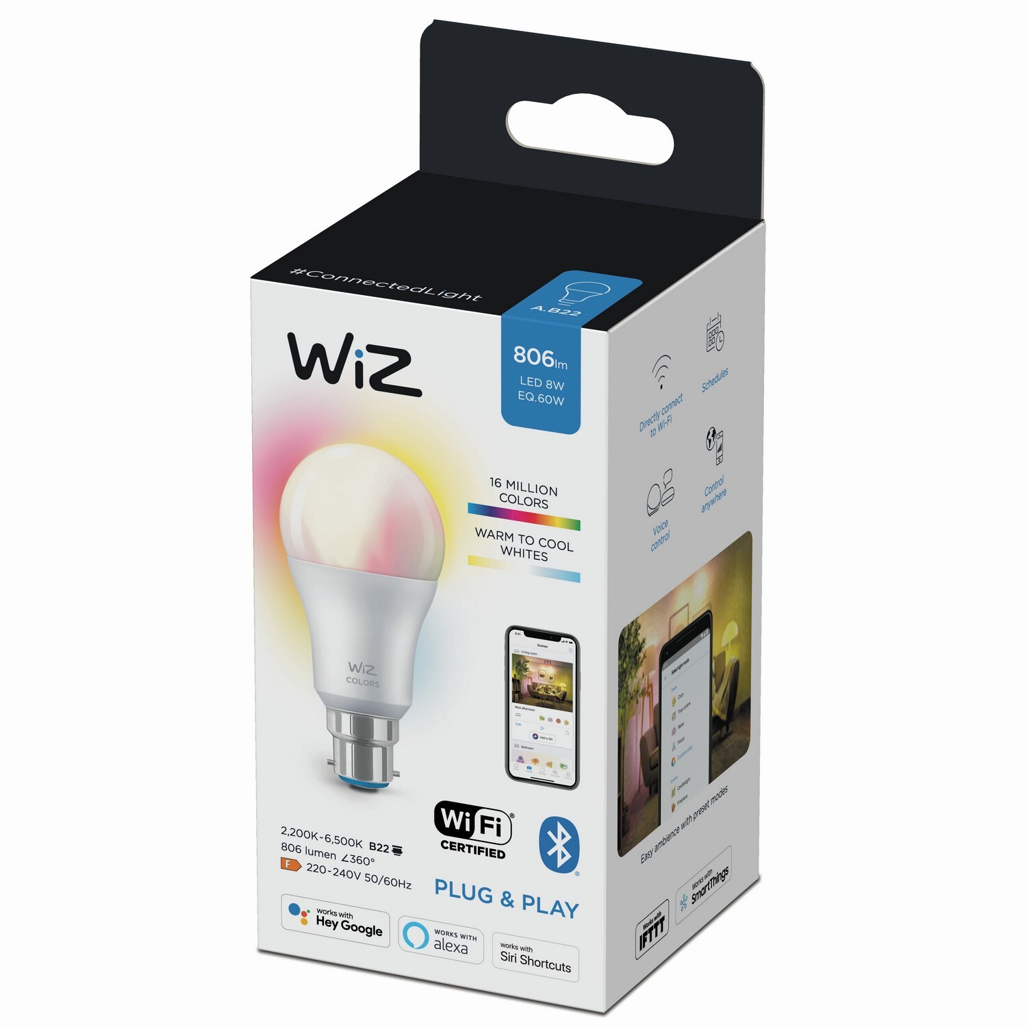 WiZ B22 Light Bulb