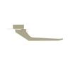 Window Handle Wedgeless High Profile Right Hand  Off White
