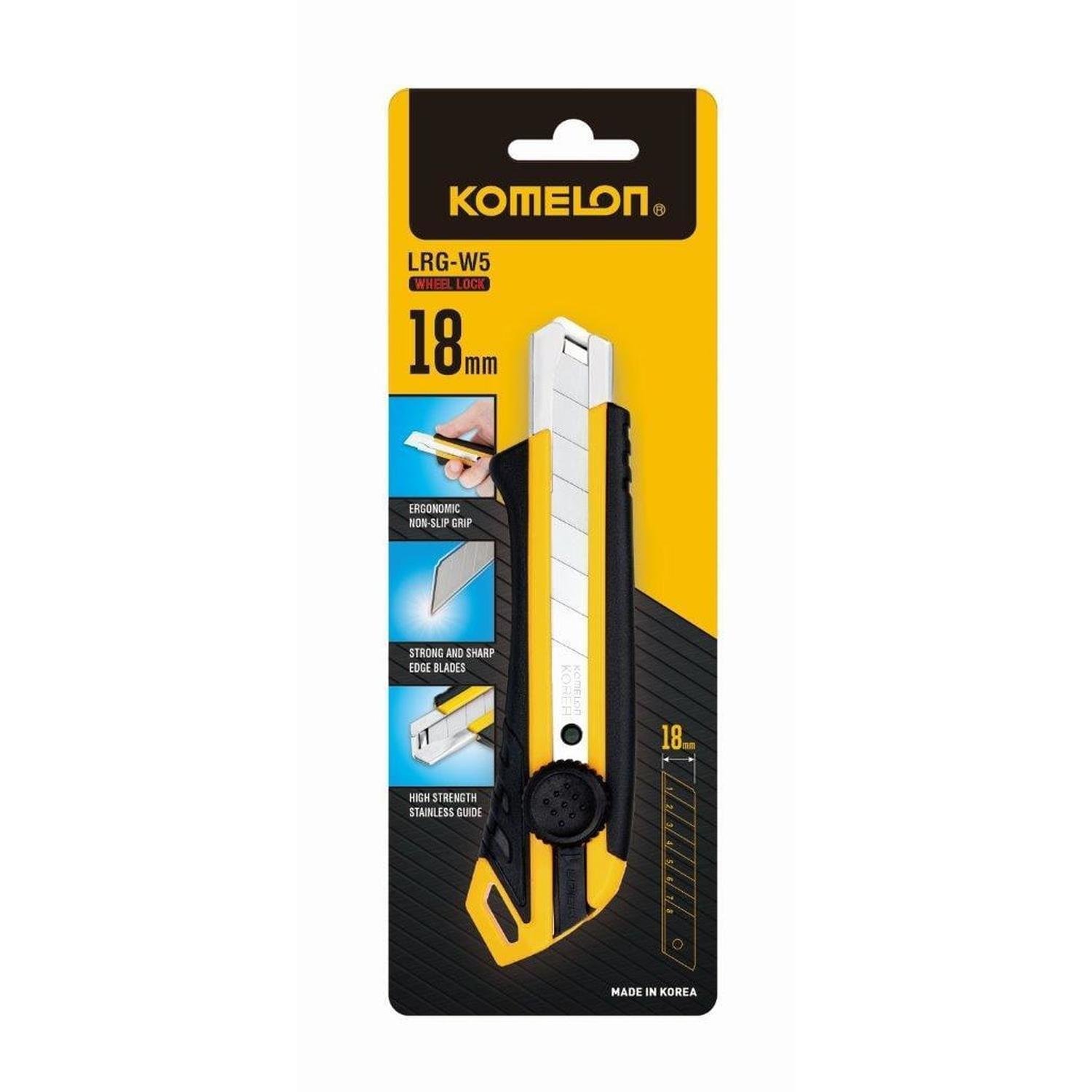 Ergonomic Wheel Locking Snap off Blade Knife