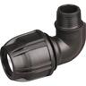 Male Elbow 32 x 25mm Black