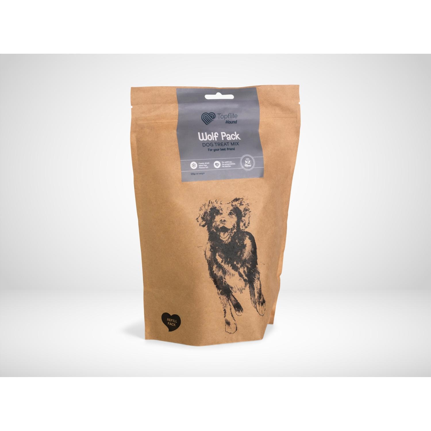 Wolf Pack Dog Treat Refill Pack 125g