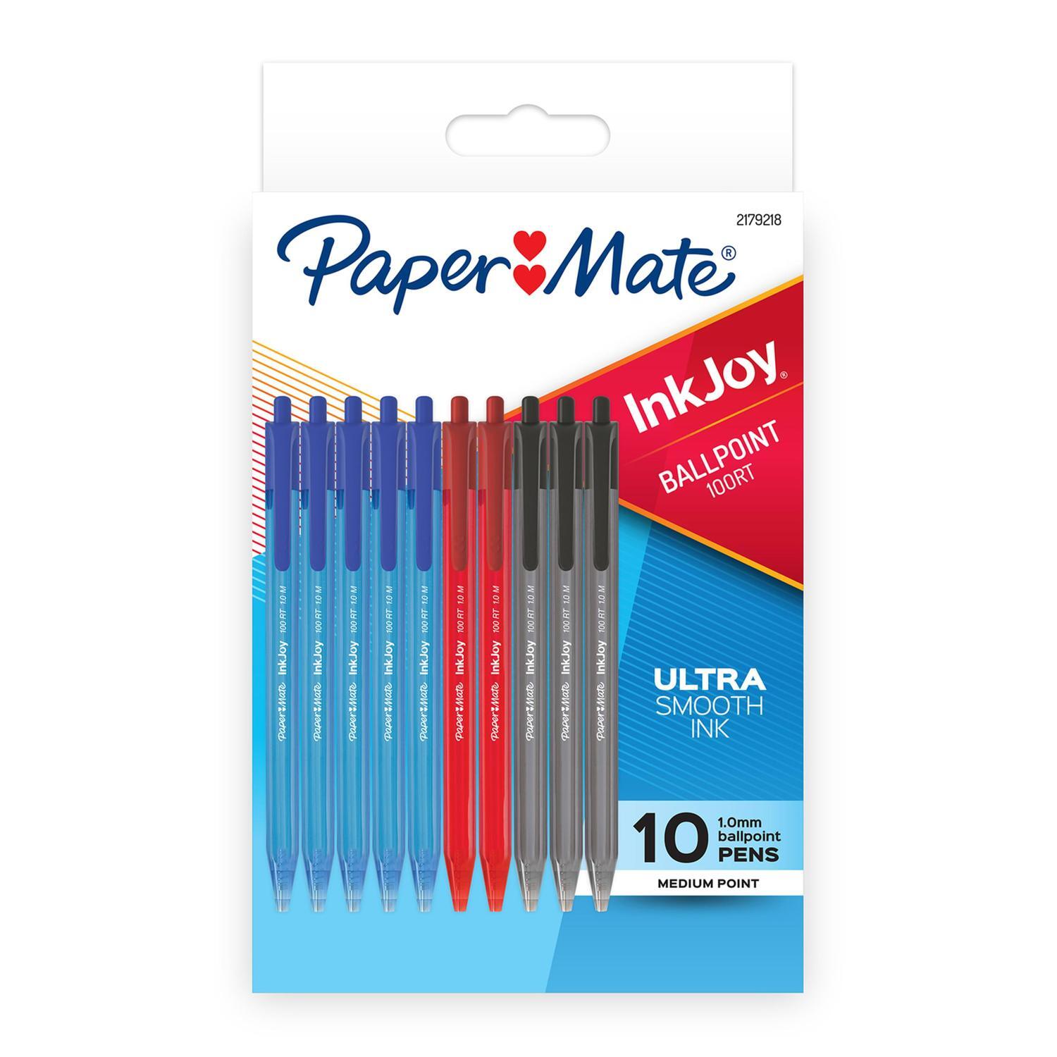 100RT Pens Pack 10 Assorted Colours