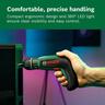 4.0V Cordless Screwdriver with 10 x Screwdriver Bits, Offset Adapter, Angle Adapter and Case (IXO 8 Set)