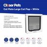 Cat Door Large White
