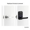 Electronic Smart Lever Handle  Black Finish