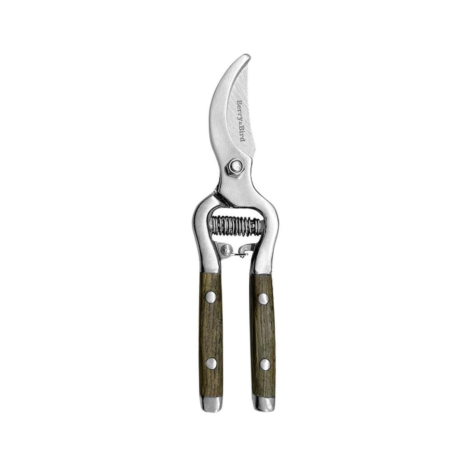 Wooden Handle Secateurs 20cm