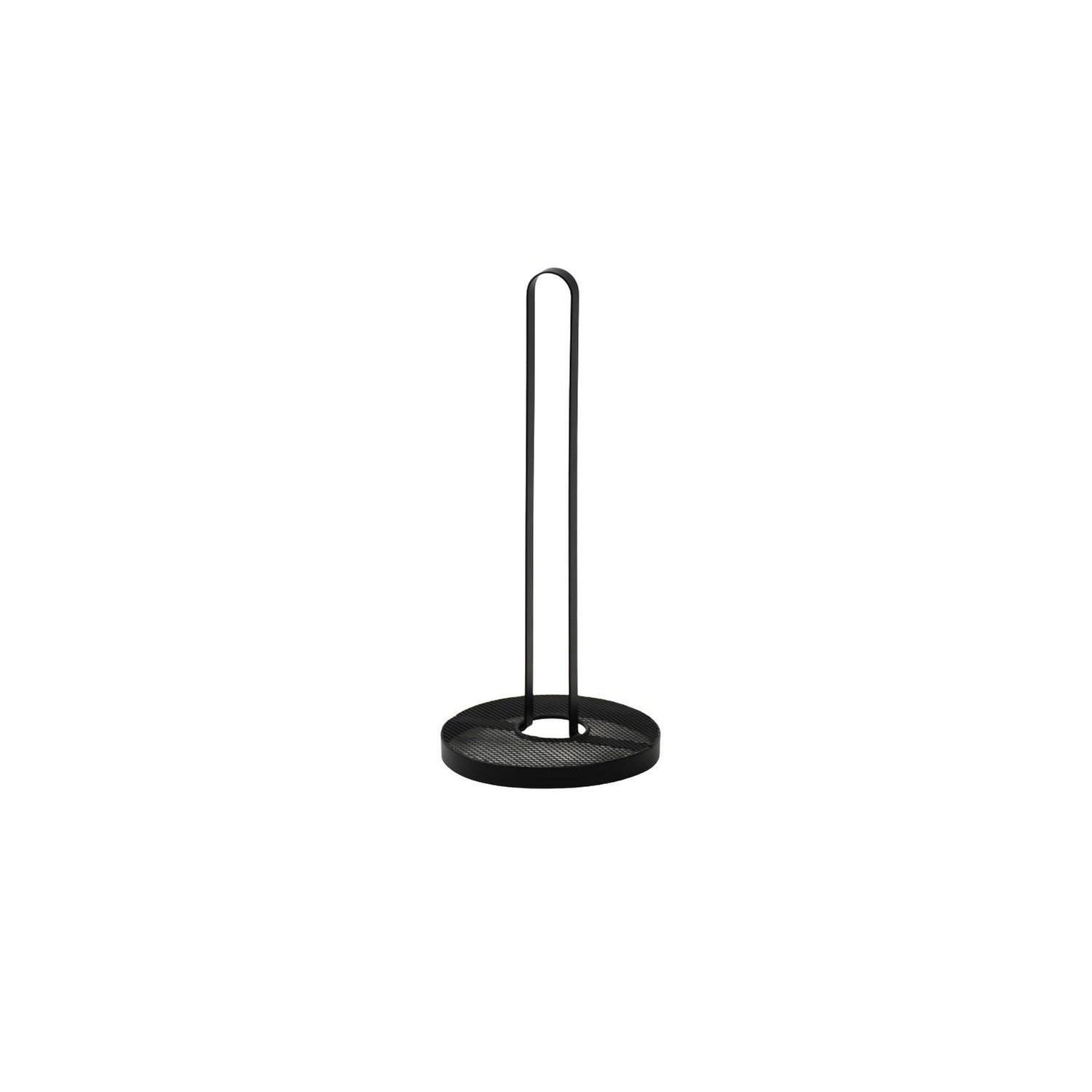 Paper Towel Holder Powder Coated Steel Black