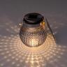 Solar Glass Jar 10.5 x 12 Warm White