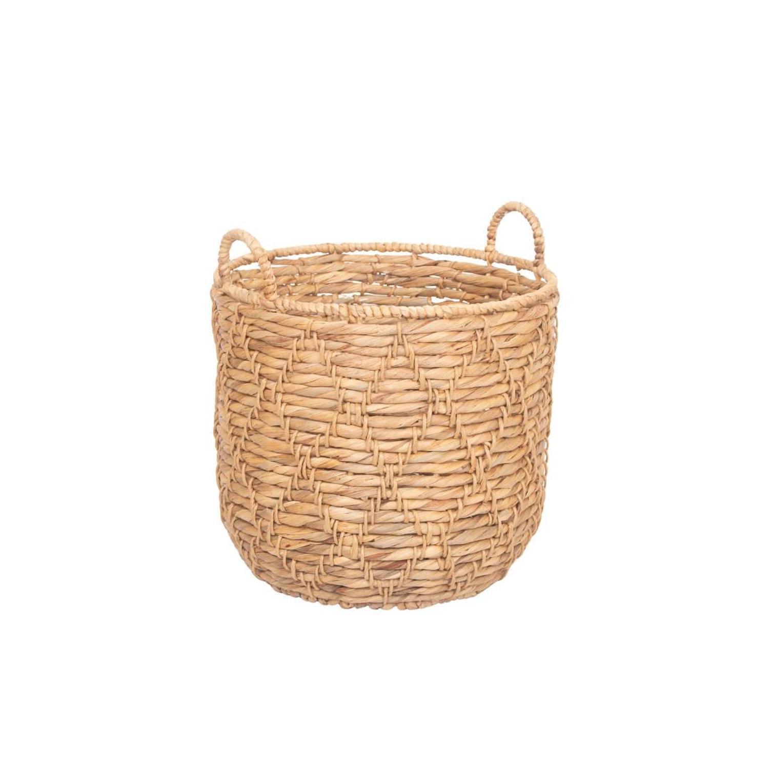 Indoor Water Hyacinth Lea Basket M
