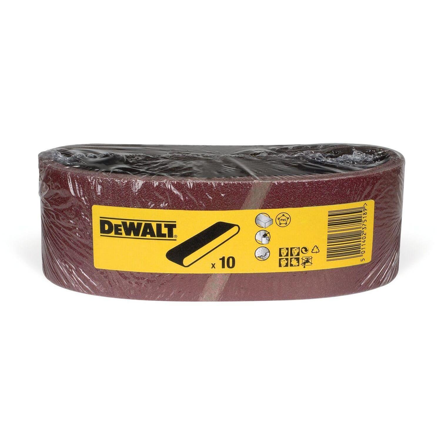 Sanding Belt 75 x 533mm 80G 10 Pack