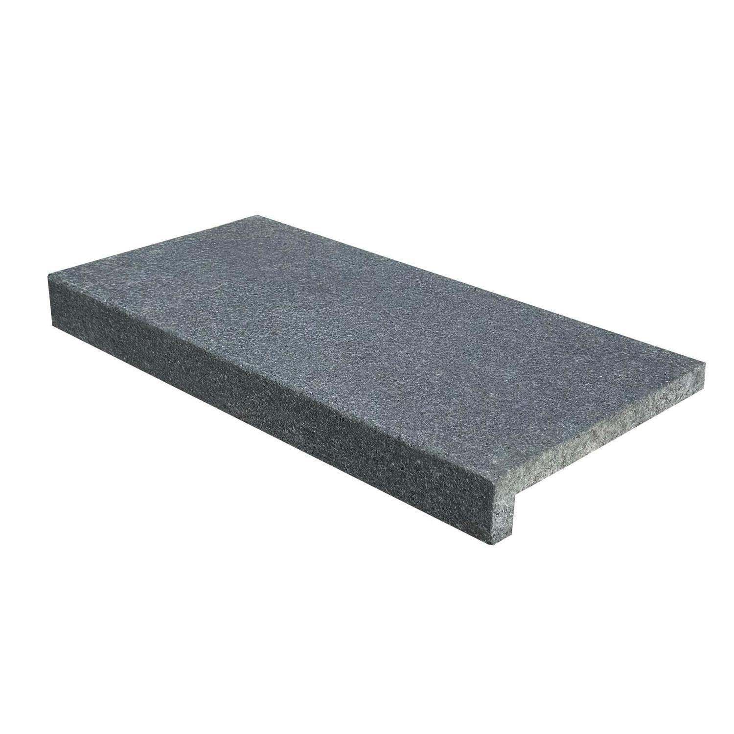 Flamed Granite Paver H: 20mm, W: 600mm, D: 600mm Grey