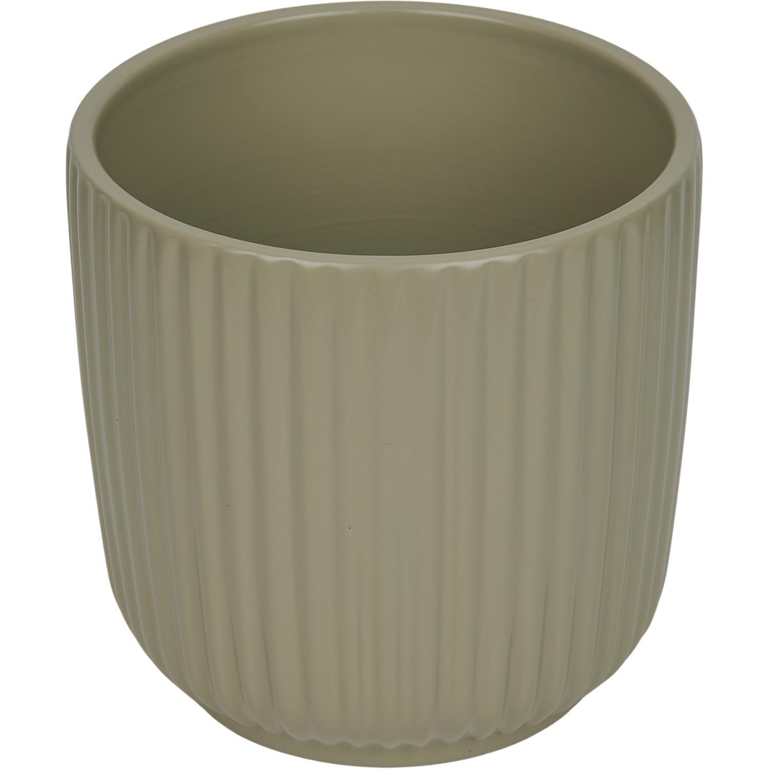 Indoor Charlotte Pot Khaki 12cm