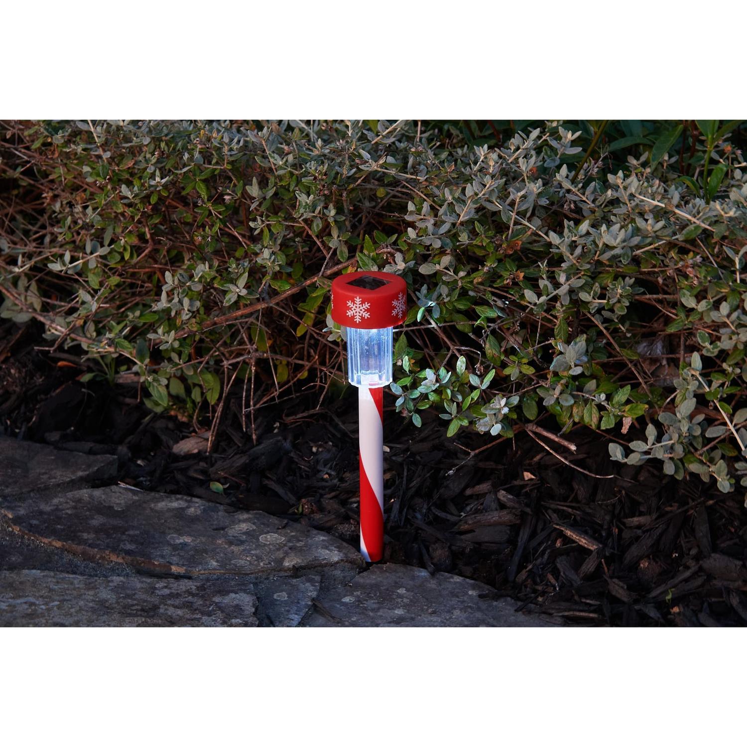 Stake Light 22cm H / Solar Panel White