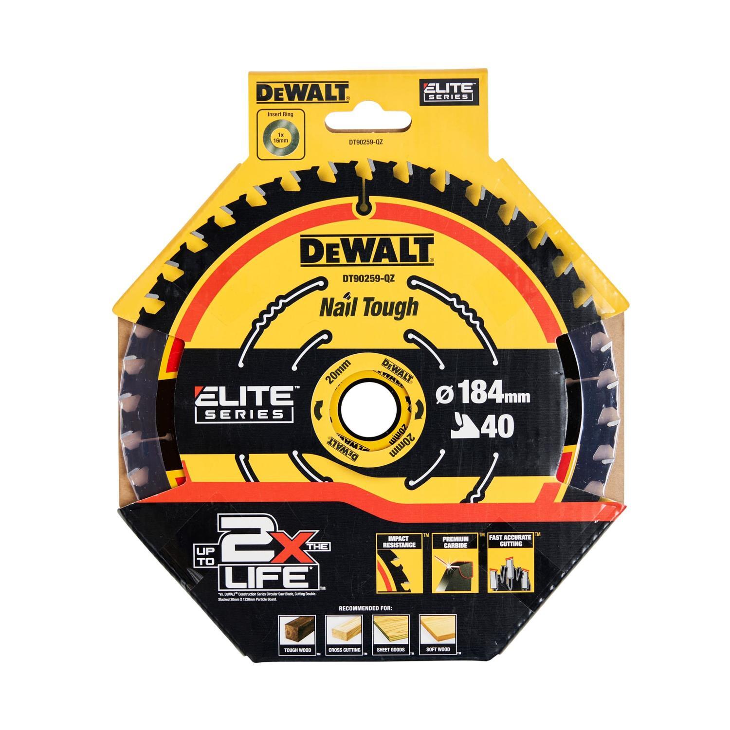 Elite Circular Saw Blade 184mm x 40T