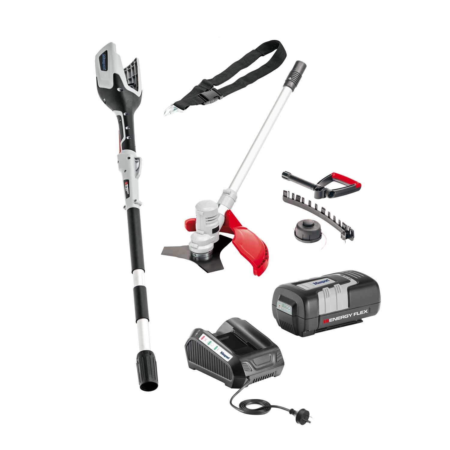 42 Volt Cordless Multi-Tool Brushcutter Kit 4AH Battery