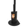 Masport Akaroa MKII Wood Fire with Ash Pan Max Average Output 9.4 kW Metallic Black VHT
