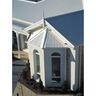 Double-Sided Corrugated Iron Sheet L: 1.2m L x W: 0.855m  Ebony / Gull Grey