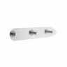 Stick-on Robe Hook Triple Chrome