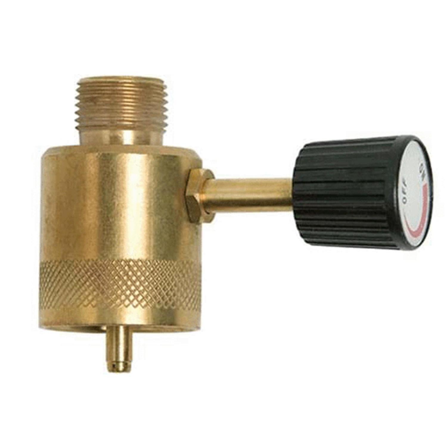 Propane Canister (1"-20 UNEF) Outlet to Camping (BSP-LH) Outlet Adaptor