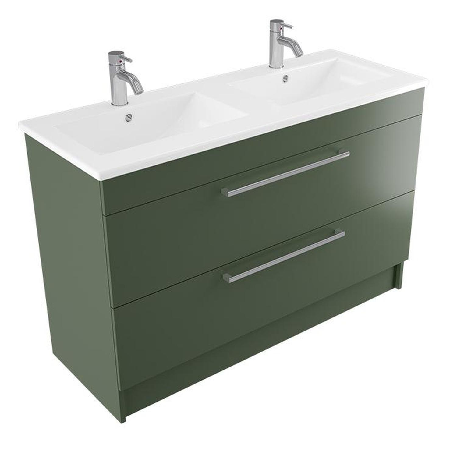 Calais Floor Vanity 1200mm Green Slate
