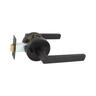 Medio Plus Series Rivera Privacy Lever Set with QuickFix Matte Black