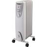 6 Fin Oil Free Column Heater 1kW White