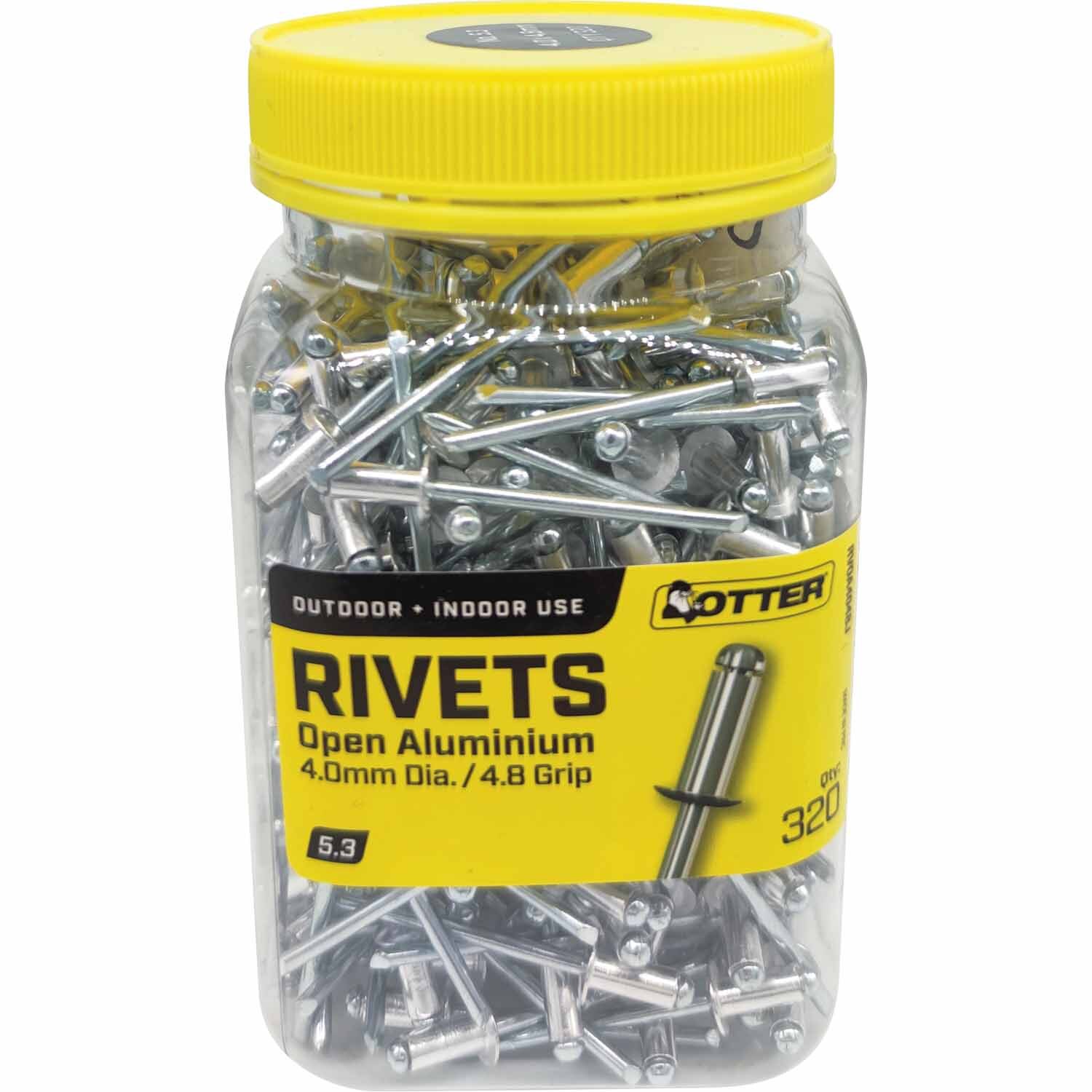 Blind Rivets 5.3 Jar of 320